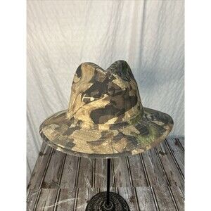 Mossy Oak Forest Floor Camo Outback Safari Hat Wide Brim Hunting  M 22”-22 3/4”
